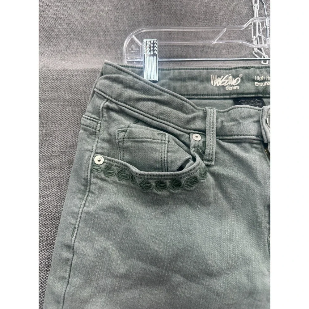 Mossimo Skinny Jeans Womens‎ 4R Blue Denim Cotton Stretch Light Wash High Rise